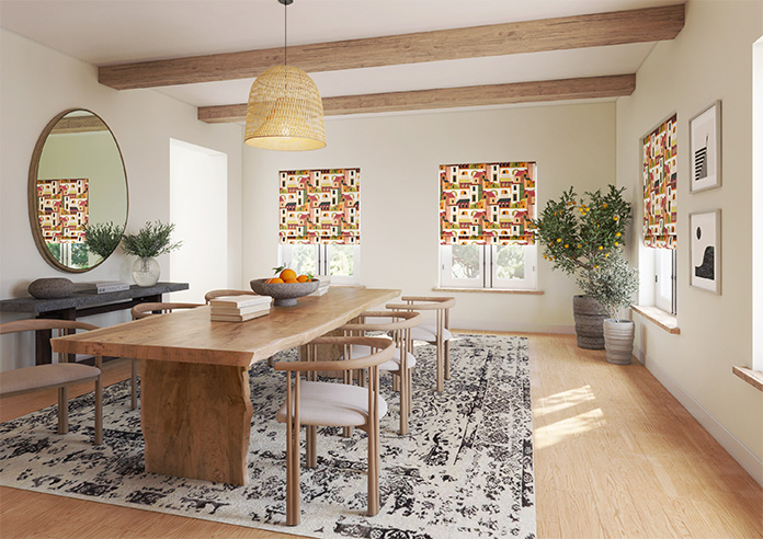 Santiago, Rumba - Motorised Roman Blind - Image 6